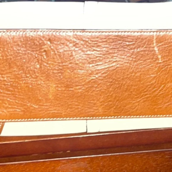 Coach Leather satchel, classic, white,  NWOT - Picture 4 of 12